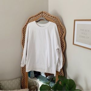 lulu lemon | white crewneck